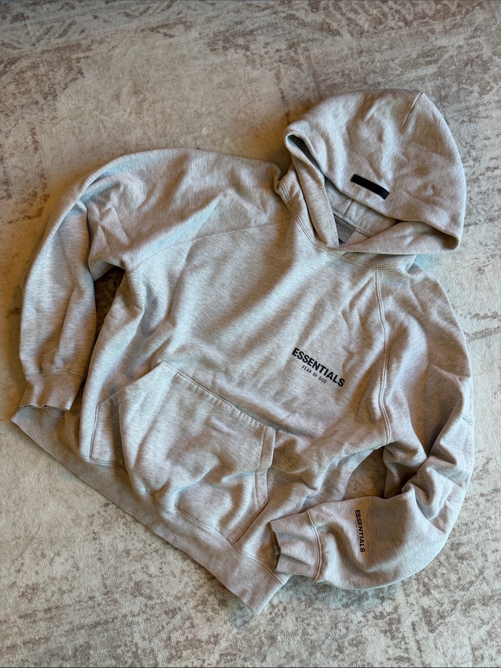 ESSENTIALS Light Gray Hoodie